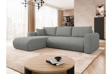 Tacon Sovesofa Med 3-Seters Divan - Grå - Møbler - Sofaer - Sovesofaer - Sovesofa divan