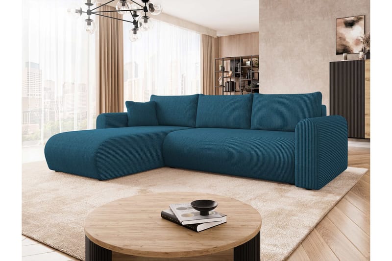 Tacon Sovesofa Med 3-Seters Divan - Hvit/Sort - Møbler - Sofaer - Sovesofaer - Sovesofa divan