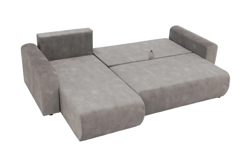 Tacon Sovesofa Med 3-Seters Divan - Hvit/Sort - Møbler - Sofaer - Sovesofaer - Sovesofa divan