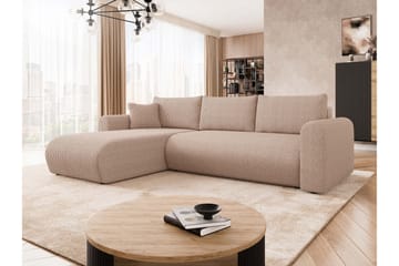 Tacon Sovesofa Med 3-Seters Divan - Rosa - Møbler - Sofaer - Sovesofaer - Sovesofa divan