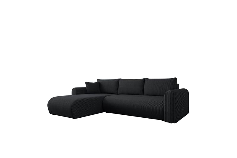 Tacon Sovesofa Med 3-Seters Divan - Svart - Møbler - Sofaer - Sovesofaer - Sovesofa divan