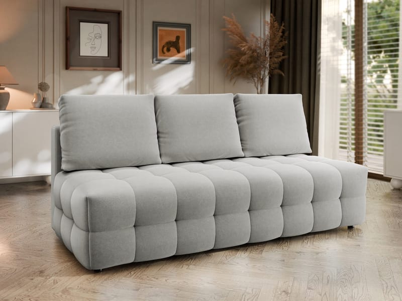 Talvar 3-seters sovesofa - grå - Møbler - Sofaer - Sovesofaer - 3 seters sovesofa