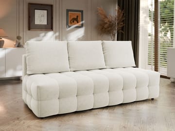 Talvar 3-seters sovesofa - hvit - Møbler - Sofaer - Sovesofaer - 3 seters sovesofa