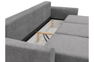 Terros Sovesofa 3-seter - Grå - Møbler - Sofaer - Sovesofaer - 3 seters sovesofa