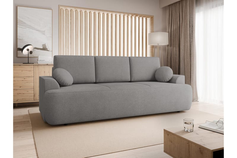 Terros Sovesofa 3-seter - Grå - Møbler - Sofaer - Sovesofaer - 3 seters sovesofa