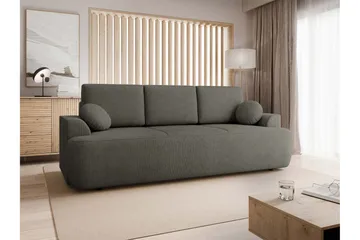 Terros Sovesofa 3-seter - Grå - Møbler - Sofaer - Sovesofaer - 3 seters sovesofa