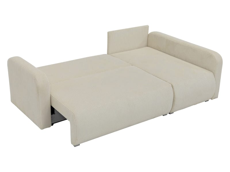 Toren sovesofa med oppbevaring og divan venstre - Lysegrå - Møbler - Sofaer - Sovesofaer - Sovesofa divan