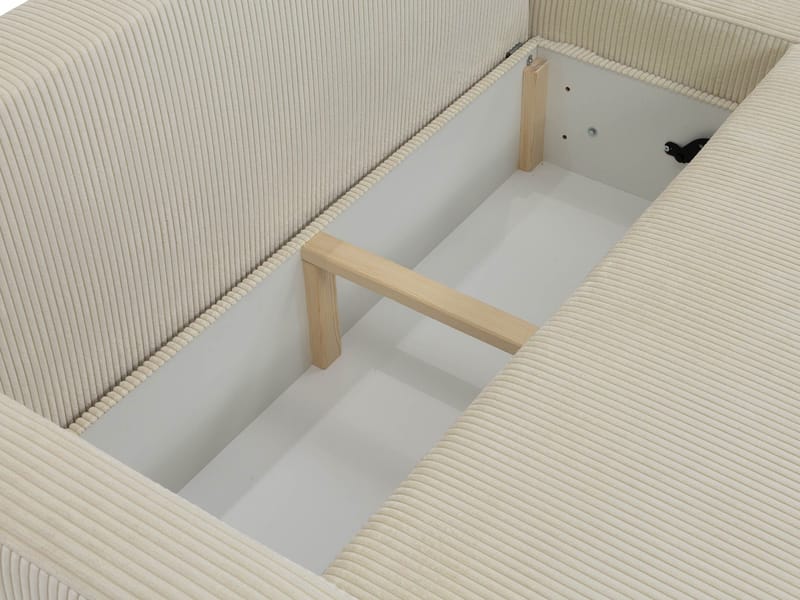 Toren sovesofa med oppbevaring og divan venstre - Svart - Møbler - Sofaer - Sovesofaer - Sovesofa divan
