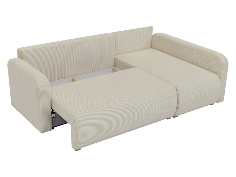 Toren sovesofa med oppbevaring og divan venstre - Svart - Møbler - Sofaer - Sovesofaer - Sovesofa divan