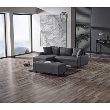 Torlan 3-seters Hjørnesovesofa - Mørkegrå - Møbler - Sofaer - Sovesofaer - Sovesofa divan