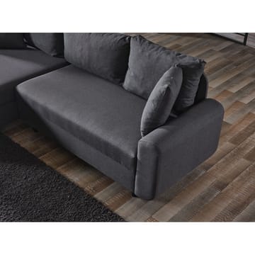Torlan 3-seters Hjørnesovesofa - Mørkegrå - Møbler - Sofaer - Sovesofaer - Sovesofa divan