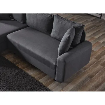 Torlan 3-seters Hjørnesovesofa - Mørkegrå - Møbler - Sofaer - Sovesofaer - Sovesofa divan