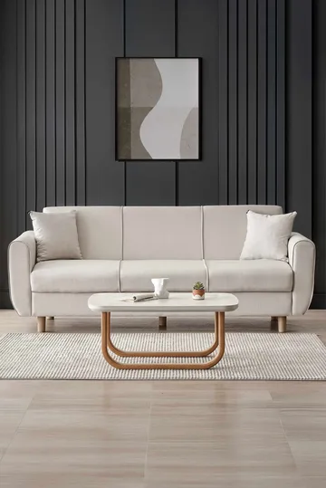 Torlan 3-seters sofa - Beige - Møbler - Sofaer - Sovesofaer - 3 seters sovesofa
