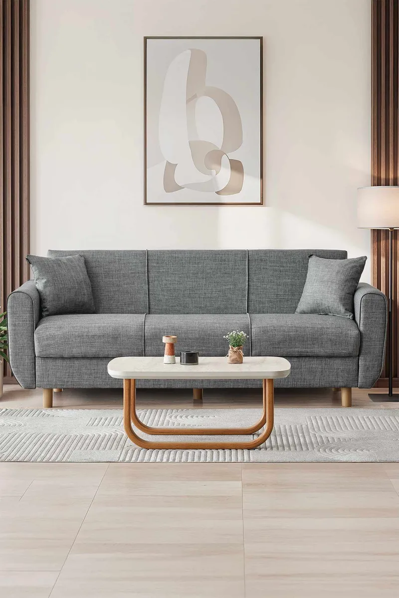 Torlan 3-seters sofa - Grå - Møbler - Sofaer - Sovesofaer - 3 seters sovesofa