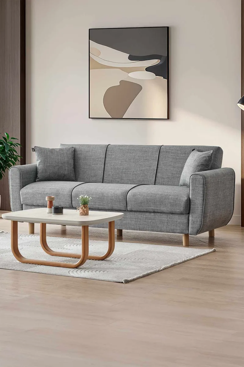 Torlan 3-seters sofa - Grå - Møbler - Sofaer - Sovesofaer - 3 seters sovesofa