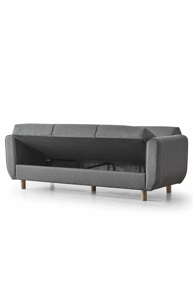 Torlan 3-seters sofa - Mørk grå - Møbler - Sofaer - Sovesofaer - 3 seters sovesofa