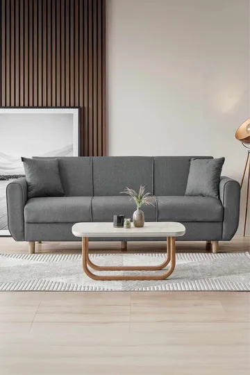 Torlan 3-seters sofa - Mørk grå - Møbler - Sofaer - Sovesofaer - 3 seters sovesofa