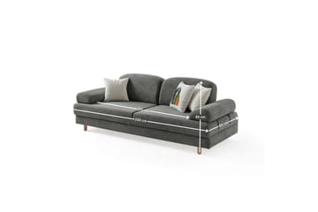 Torrelis Sovesofa 3-seter - Antrasitt - Møbler - Sofaer - Sovesofaer - 3 seters sovesofa