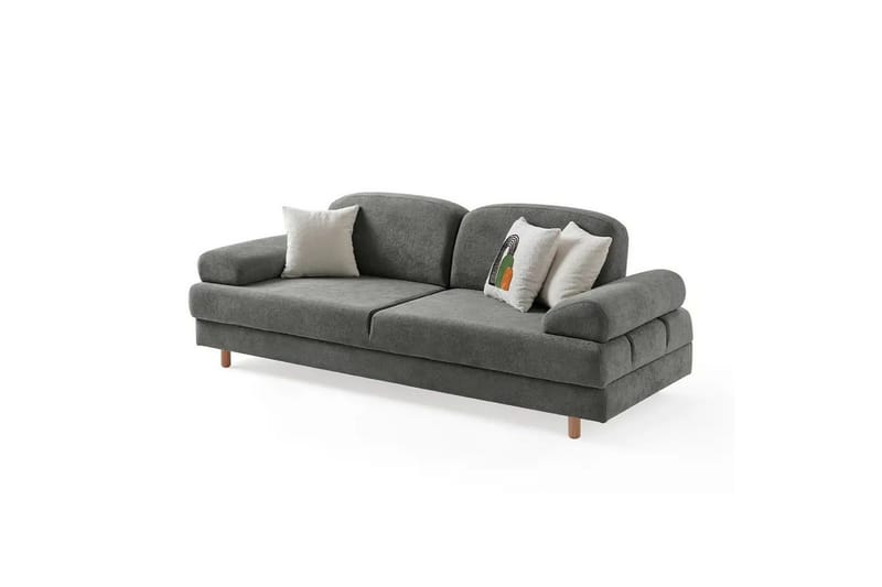 Torrelis Sovesofa 3-seter - Antrasitt - Møbler - Sofaer - Sovesofaer - 3 seters sovesofa