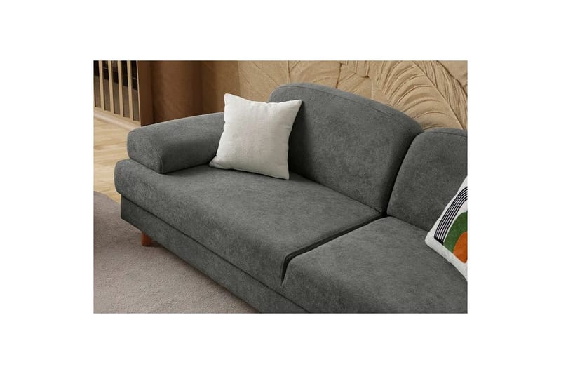 Torrelis Sovesofa 3-seter - Antrasitt - Møbler - Sofaer - Sovesofaer - 3 seters sovesofa