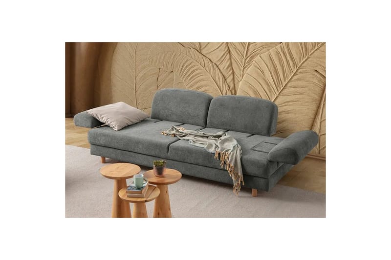 Torrelis Sovesofa 3-seter - Antrasitt - Møbler - Sofaer - Sovesofaer - 3 seters sovesofa
