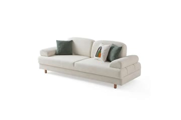 Torrelis Sovesofa 3-seter - Hvit - Møbler - Sofaer - Sovesofaer - 3 seters sovesofa