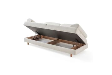 Torrelis Sovesofa 3-seter - Hvit - Møbler - Sofaer - Sovesofaer - 3 seters sovesofa