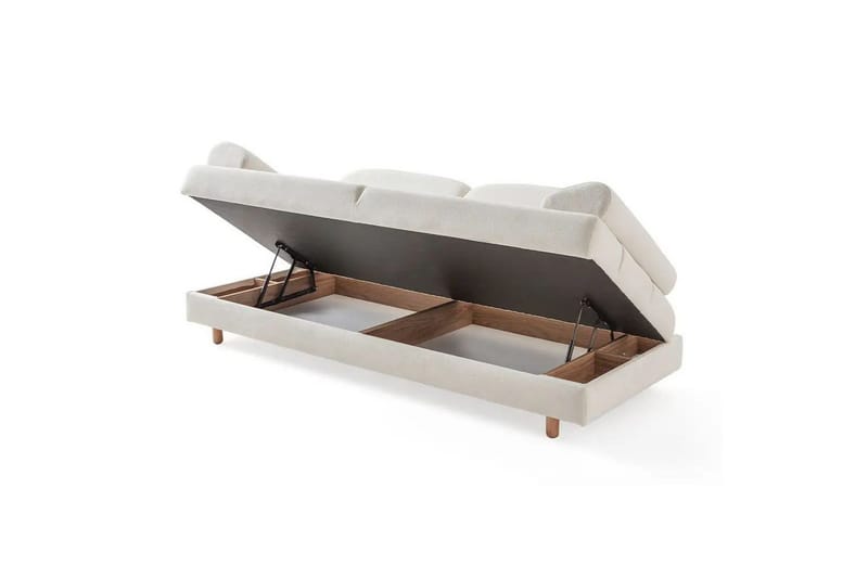 Torrelis Sovesofa 3-seter - Hvit - Møbler - Sofaer - Sovesofaer - 3 seters sovesofa