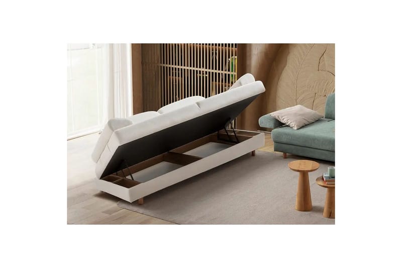 Torrelis Sovesofa 3-seter - Hvit - Møbler - Sofaer - Sovesofaer - 3 seters sovesofa