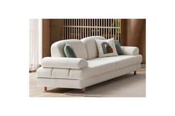 Torrelis Sovesofa 3-seter - Hvit - Møbler - Sofaer - Sovesofaer - 3 seters sovesofa