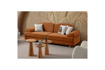 Torrelis Sovesofa 3-seter - Terrakotta - Møbler - Sofaer - Sovesofaer - 3 seters sovesofa