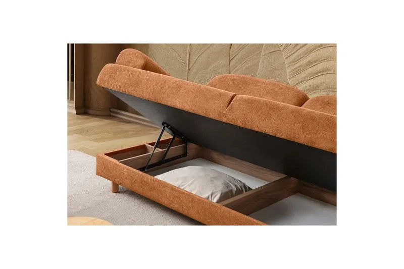 Torrelis Sovesofa 3-seter - Terrakotta - Møbler - Sofaer - Sovesofaer - 3 seters sovesofa