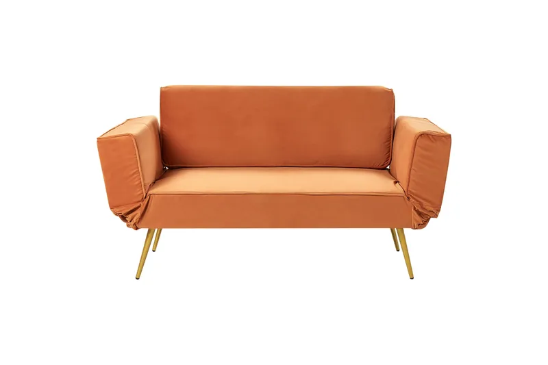 Touya Sovesofa 2-seter, Gull/Oransje