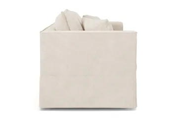 Travstad 3-seters sovesofa i chenille, fremoverutslått - Beige - Møbler - Sofaer - Sovesofaer - 3 seters sovesofa