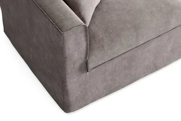 Travstad 3-seters sovesofa i chenille, fremoverutslått - Grå - Møbler - Sofaer - Sovesofaer - Forovervendt sovesofa