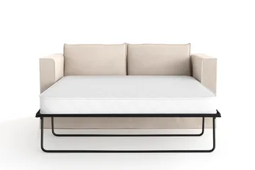 Travstad 3-seters Sovesofa i Chenille - Beige - Møbler - Sofaer - Sovesofaer - 3 seters sovesofa