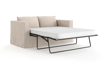 Travstad 3-seters Sovesofa i Chenille - Beige - Møbler - Sofaer - Sovesofaer - 3 seters sovesofa