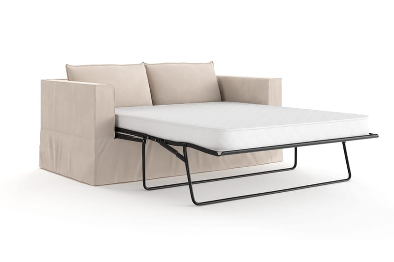 Travstad 3-seters Sovesofa i Chenille - Beige - Møbler - Sofaer - Sovesofaer - 3 seters sovesofa