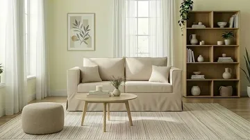 Travstad 3-seters Sovesofa i Chenille - Beige - Møbler - Sofaer - Sovesofaer - 3 seters sovesofa