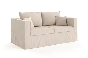 Travstad 3-seters Sovesofa i Chenille - Beige - Møbler - Sofaer - Sovesofaer - 3 seters sovesofa