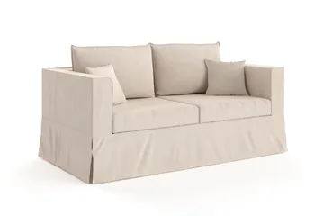 Travstad 3-seters Sovesofa i Chenille - Beige - Møbler - Sofaer - Sovesofaer - 3 seters sovesofa