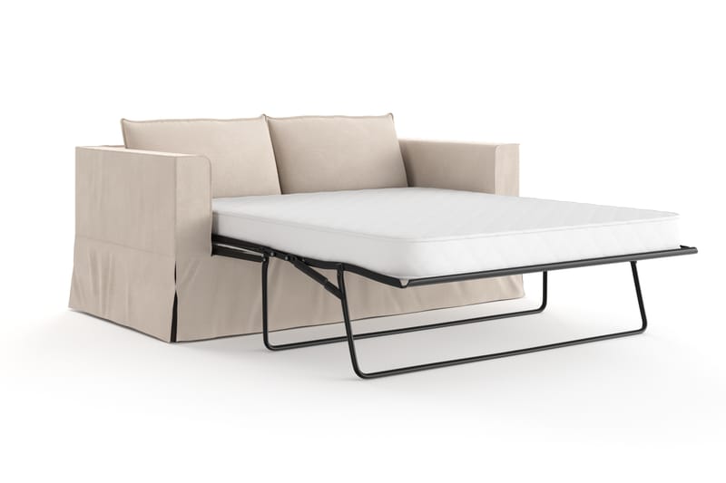 Travstad 3-seters Sovesofa i Chenille - Beige - Møbler - Sofaer - Sovesofaer - 3 seters sovesofa