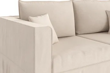 Travstad 3-seters Sovesofa i Chenille - Beige - Møbler - Sofaer - Sovesofaer - 3 seters sovesofa