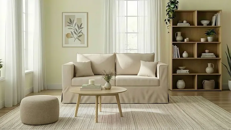 Travstad 3-seters Sovesofa i Chenille - Beige - Møbler - Sofaer - Sovesofaer - 3 seters sovesofa