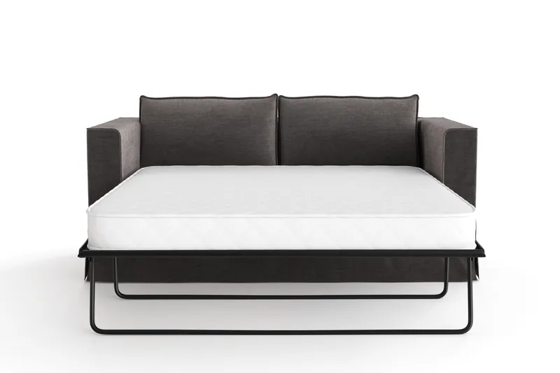 Travstad 3-seters Sovesofa i Chenille - Grå - Møbler - Sofaer - Sovesofaer - 3 seters sovesofa