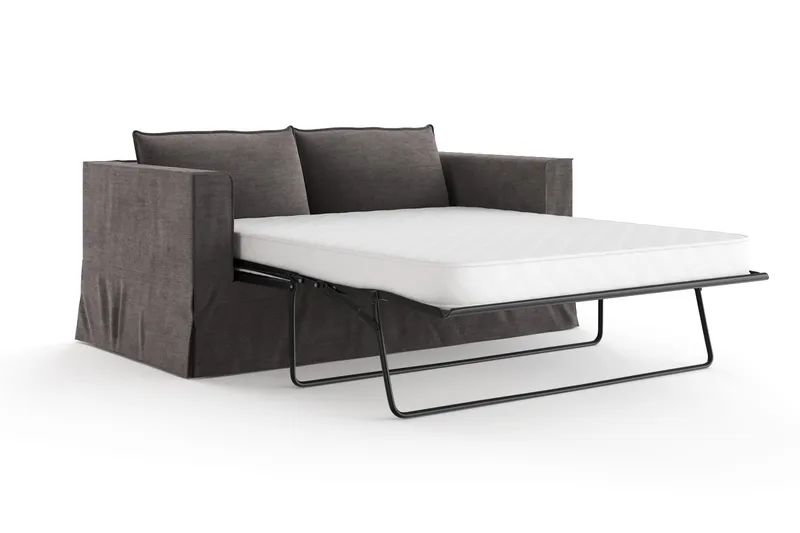 Travstad 3-seters Sovesofa i Chenille - Grå - Møbler - Sofaer - Sovesofaer - 3 seters sovesofa