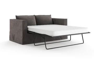 Travstad 3-seters Sovesofa i Chenille - Grå - Møbler - Sofaer - Sovesofaer - Forovervendt sovesofa