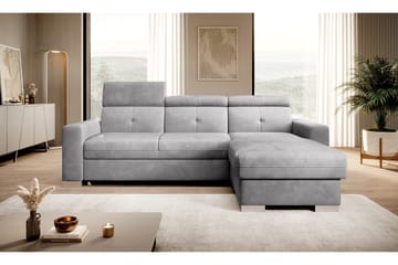 Trent Sovesofa m. Divan med Oppbevaring 3-seter - Grå - Møbler - Sofaer - Sovesofaer - Sovesofa divan
