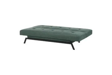 Tripta Sovesofa 3-seter - Svart/Grønn - Møbler - Sofaer - Sovesofaer - 3 seters sovesofa