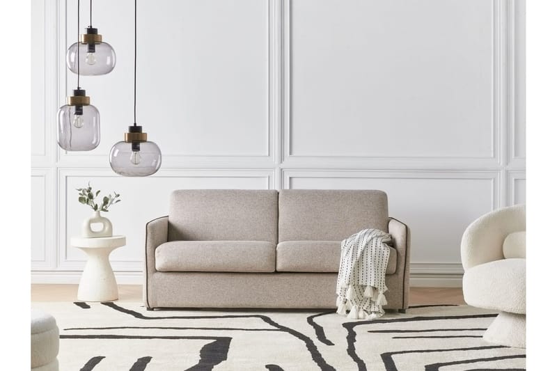 Triveni Sovesofa 2-seter - Beige - Møbler - Sofaer - Sovesofaer - 2 seters sovesofa